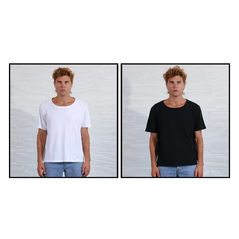 men's t-shirts with funny prints -2-Pack | The Venice Half-Crop Tee