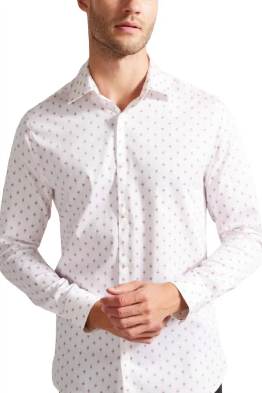 trendy long-sleeve shirts for men -Ardea Shirt In White