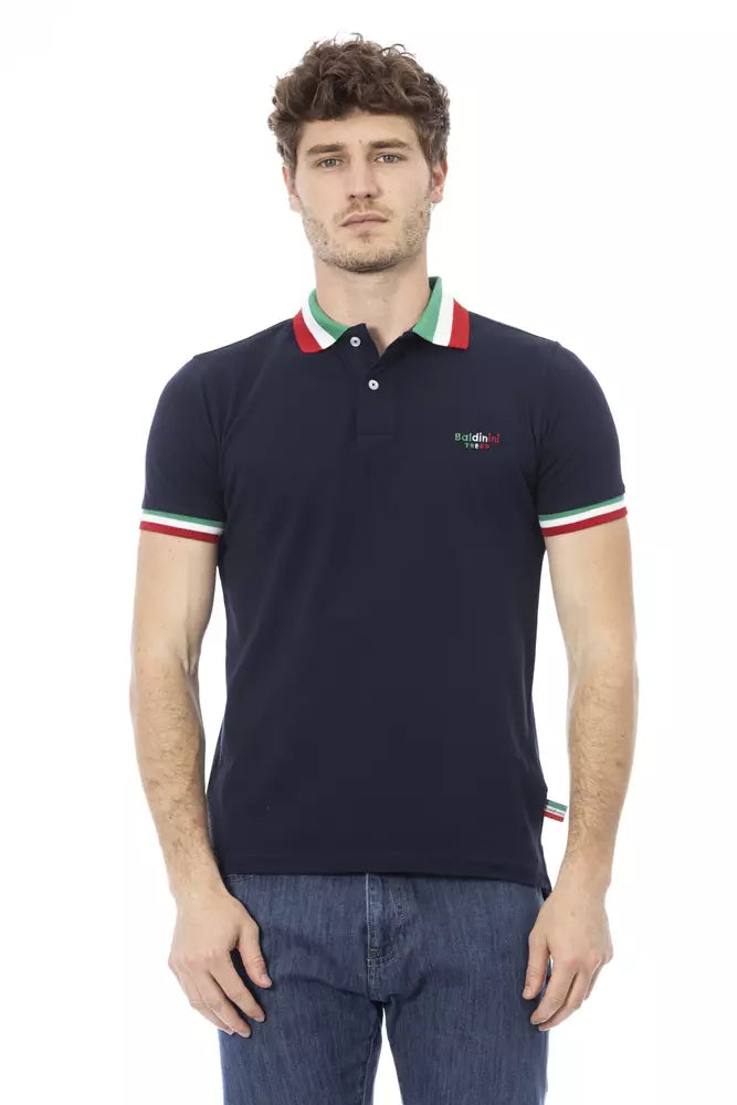 men's premium cotton polo shirts -Baldinini Trend  Cotton Polo Men's Shirt