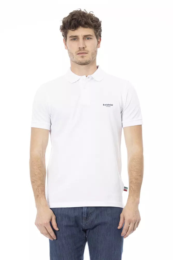 men's durable cotton polo shirts -Baldinini Trend  Cotton Polo Men's Shirt