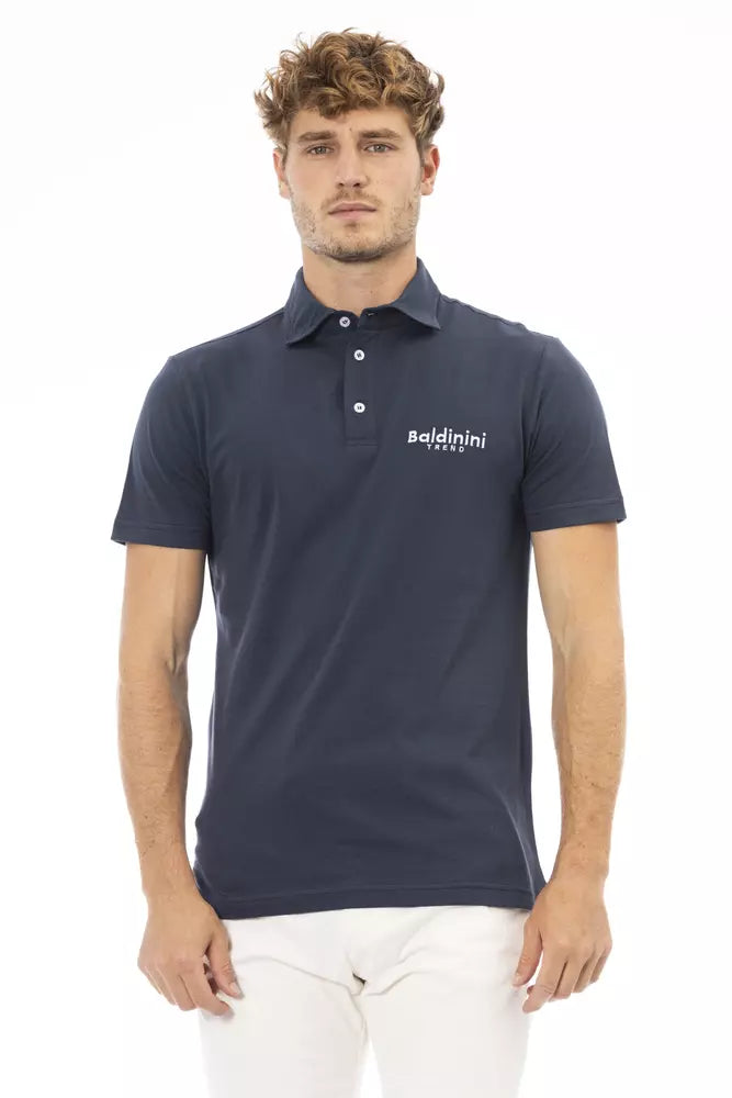 stylish printed polo shirts for men -Baldinini Trend  Cotton Polo Men's Shirt