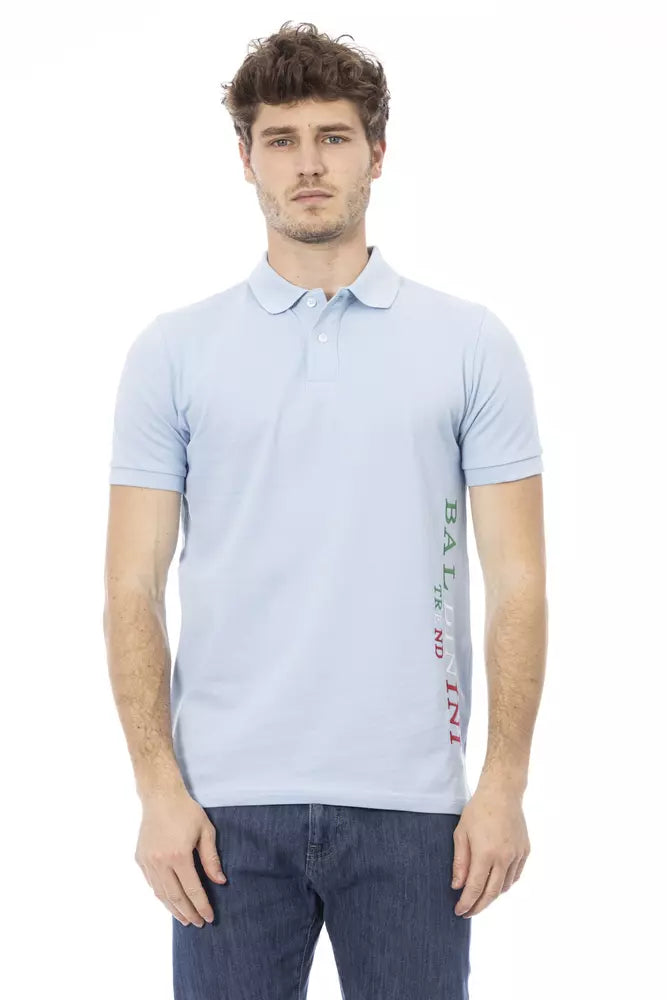 men's lightweight performance polo shirts -Baldinini Trend  Cotton Polo Men's Shirt