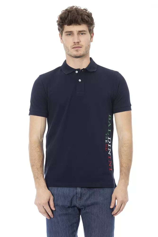 men's casual cotton polo shirts -Baldinini Trend  Cotton Polo Men's Shirt