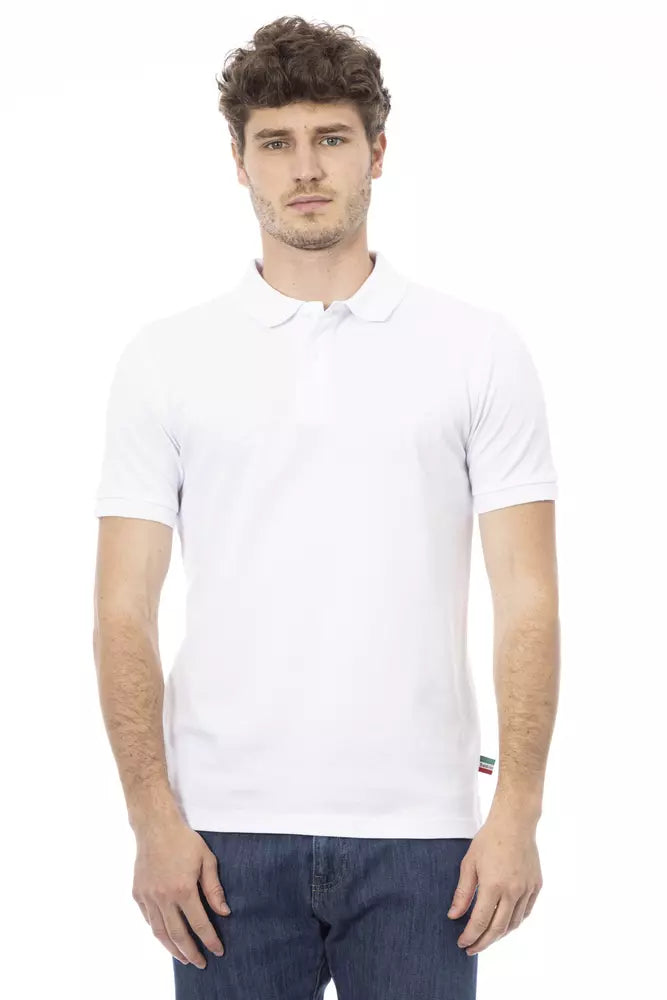 men's polo shirts with mesh back -Baldinini Trend  Cotton Polo Men's Shirt