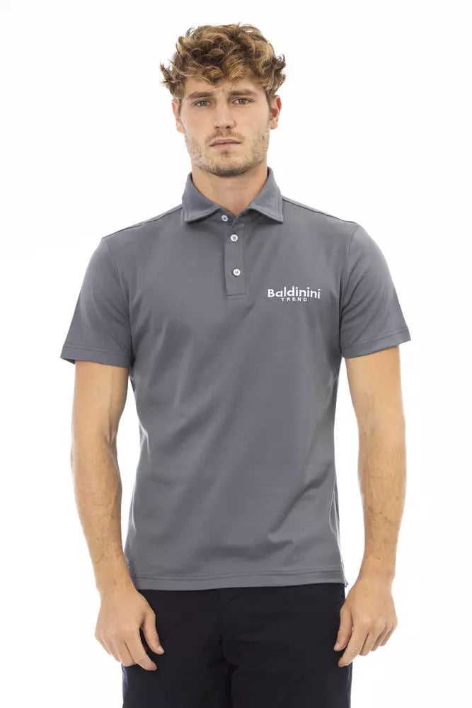 lightweight polo shirts for sports -Baldinini Trend  Cotton Polo Men's Shirt