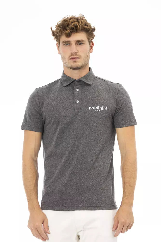 men's casual wear polo shirts -Baldinini Trend  Cotton Polo Men's Shirt