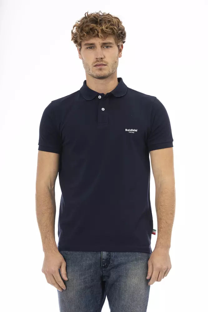 men's regular pique polo shirts -Baldinini Trend  Cotton Polo Men's Shirt