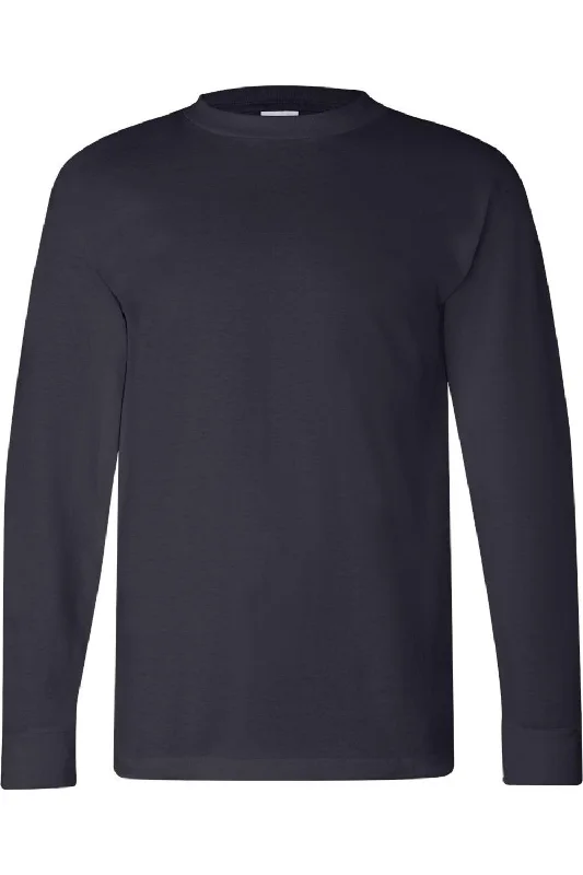 men's fashion casual t-shirts -Bayside USA-Made Long Sleeve T-Shirt