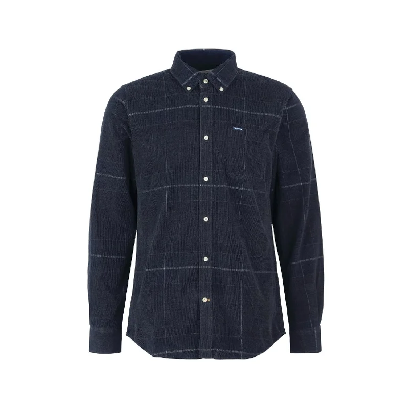 men's tailored shirts -Blair Tailored Shirt In Black Slate