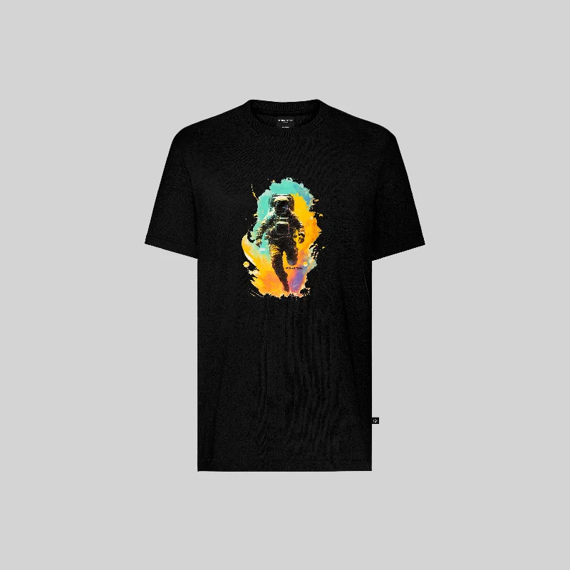 men's custom t-shirts -COLLIN T-SHIRT MEN BLACK