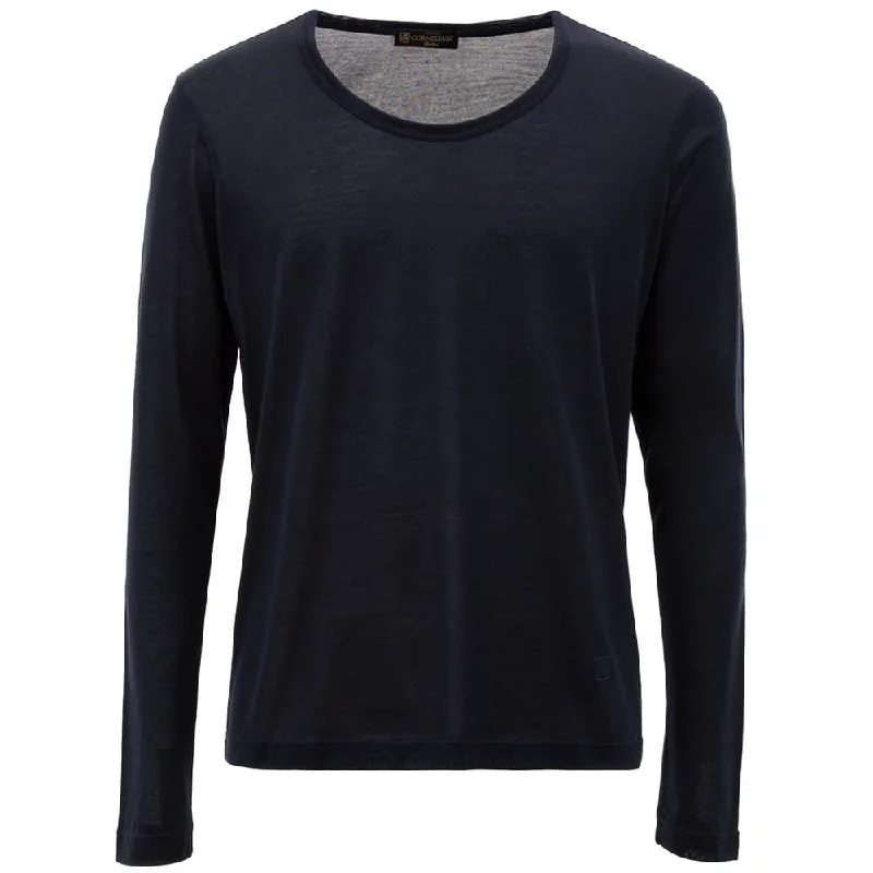 men's custom t-shirts -Corneliani  Silk Men's T-Shirt