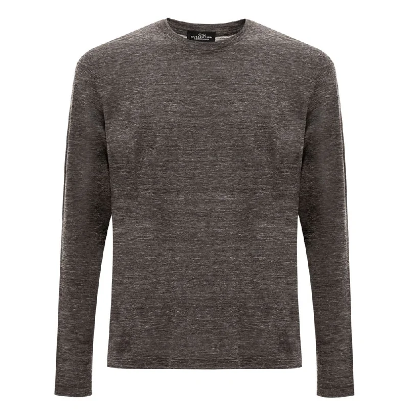 men's graphic tees for layering -Corneliani  Wool Men's T-Shirt