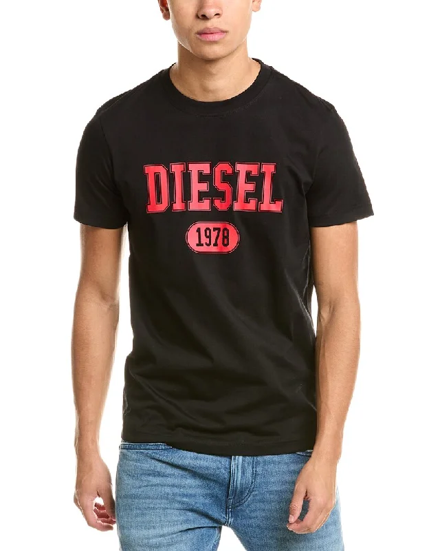 men's cotton blend t-shirts -Diesel Diegor T-Shirt