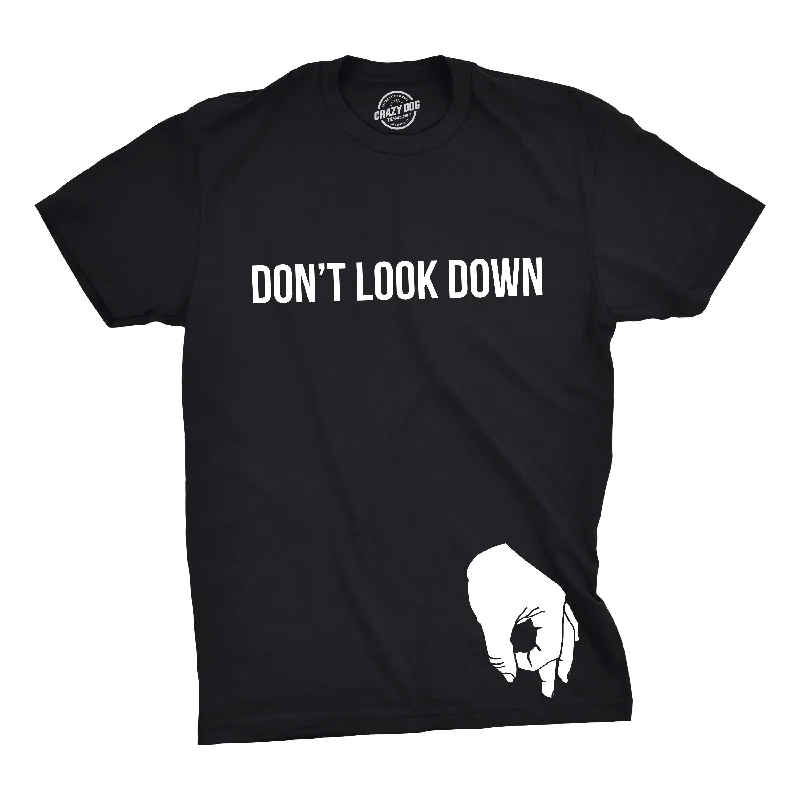 graphic design t-shirts for men -Don't Look Down Men's T Shirt