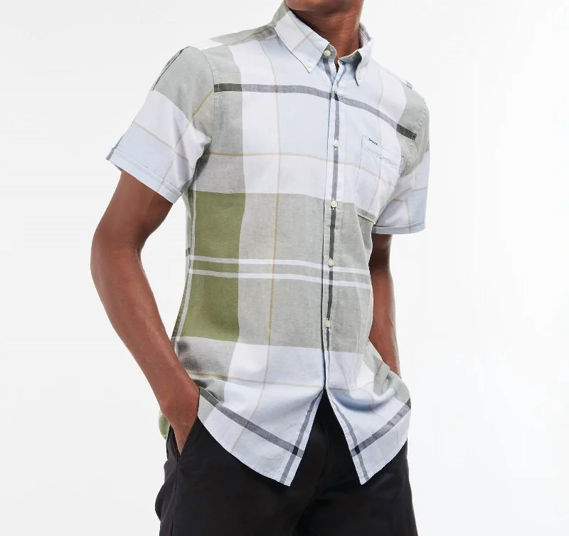 men's everyday button-up shirts -Douglas Button Down In Olive