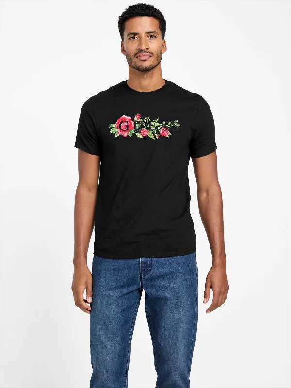 men's t-shirts for summer -Eco Rosealy Logo Tee