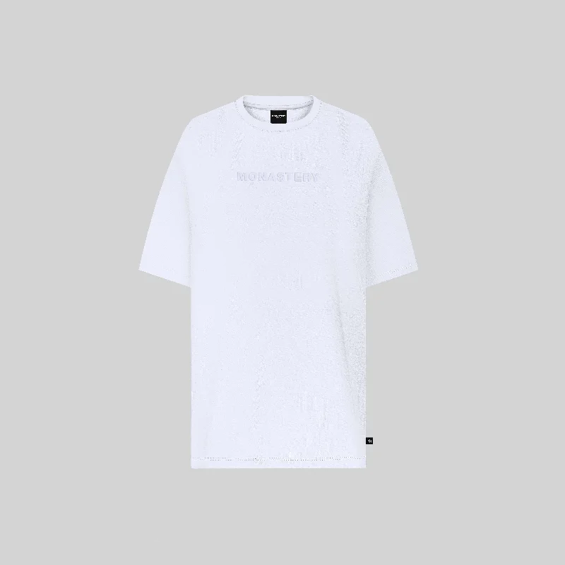 men's summer cotton tees -FAENZA T-SHIRT OVERSIZE WHITE