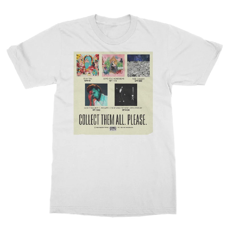 vintage graphic tees for men -Collect Them All White T-Shirt