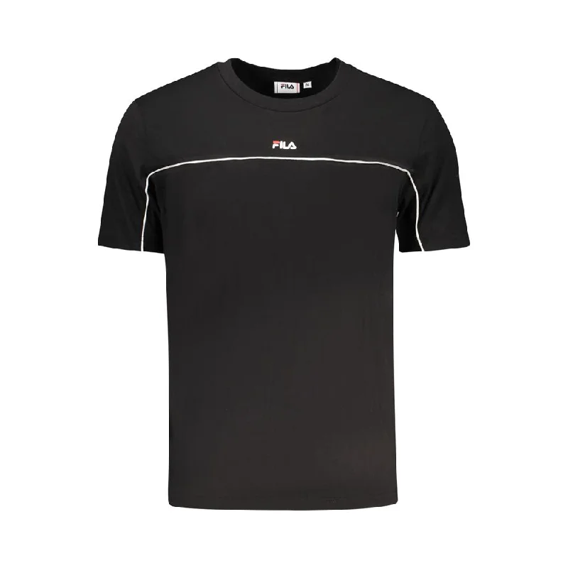 slim fit t-shirts for men -Fila  Cotton Men's T-Shirt