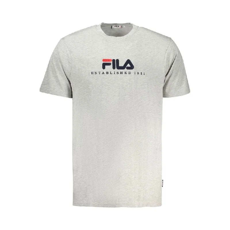 men's graphic t-shirts -Fila  Cotton Men's T-Shirt