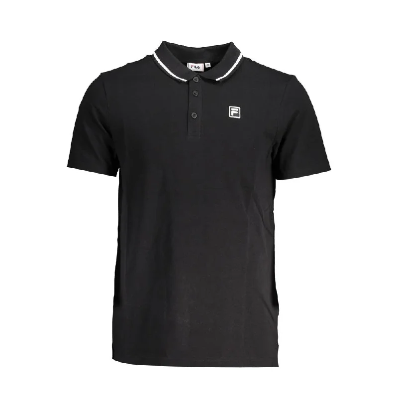 stylish long sleeve polo shirts -Fila  Cotton Polo Men's Shirt