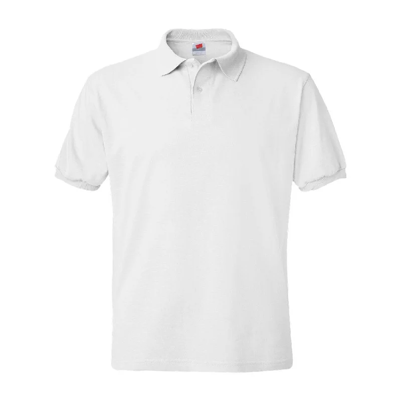 men's golf polo shirts -Hanes Ecosmart Jersey Polo