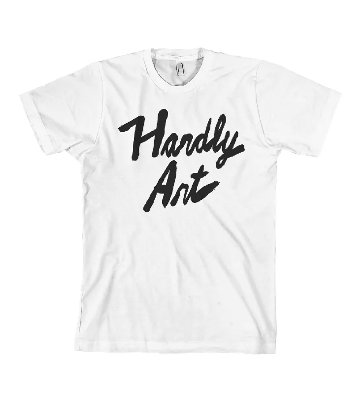 cool summer t-shirts -White with Black Logo