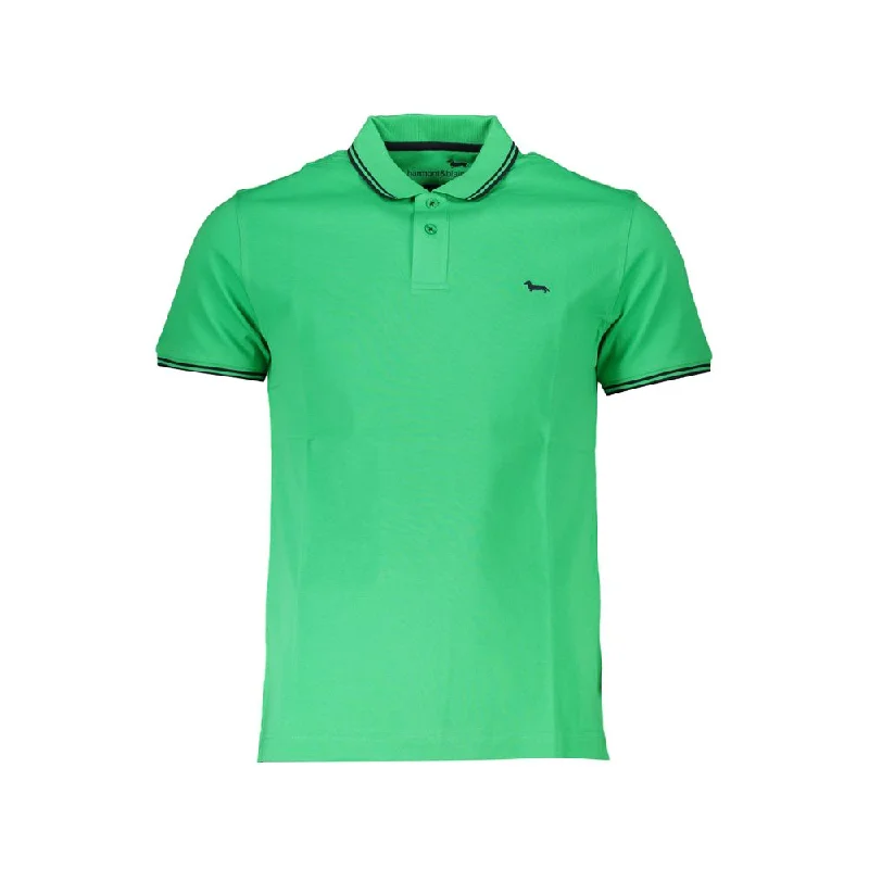 men's athletic fit polo shirts -Harmont & Blaine  Cotton Polo Men's Shirt