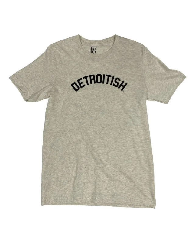 classic fit t-shirts for men -Ink Detroit Detroitish T-Shirt - Natural Heather