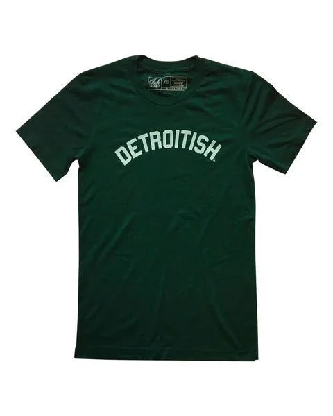 men's t-shirts for casual wear -Ink Detroit Detroitish Tri Blend T-Shirt - Emerald Green