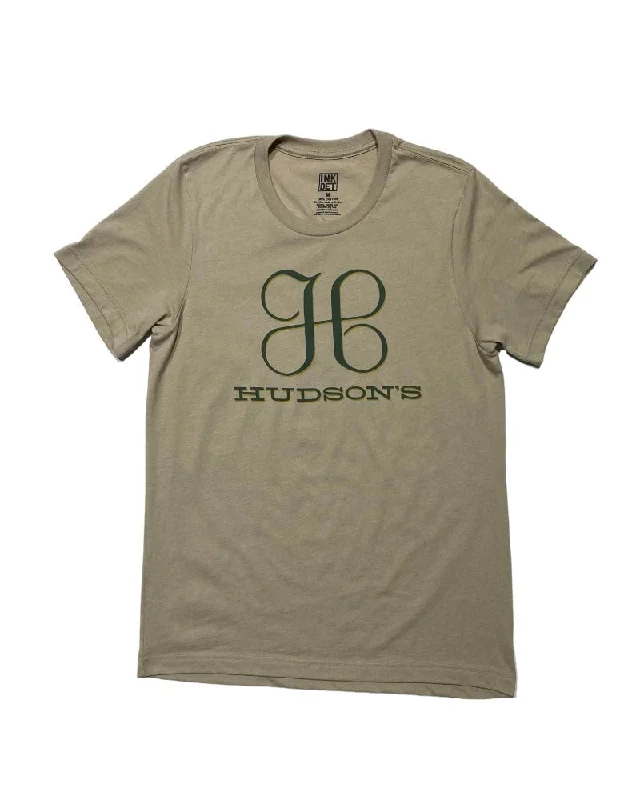 summer-ready t-shirts for men -Ink Detroit Vintage Hudson's T-Shirt - Heather Tan