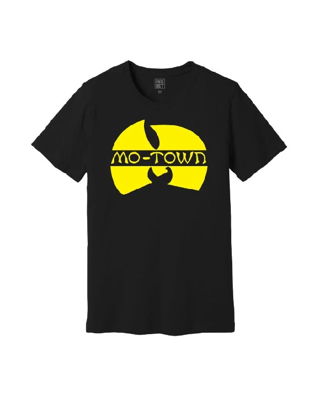 men's fashion-forward t-shirts -Ink Detroit Motown Clan T-Shirt - Black