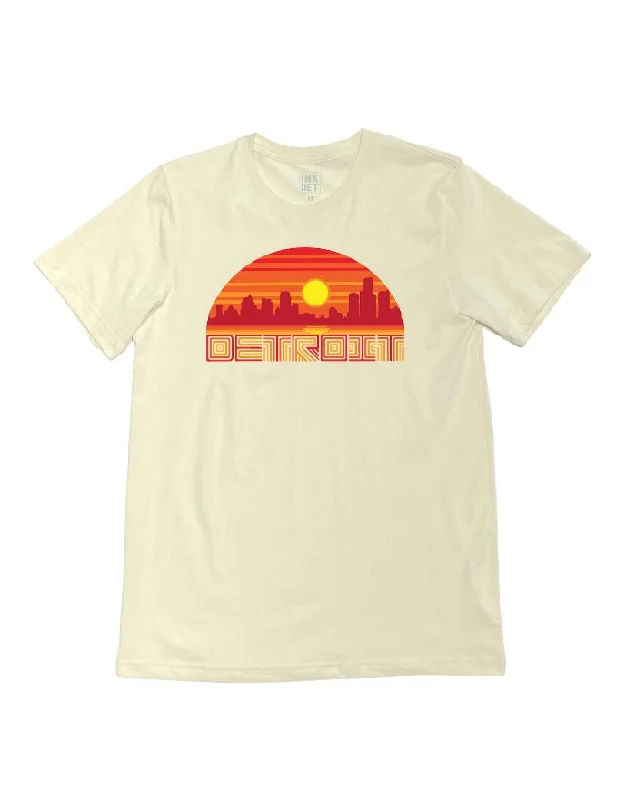 men's oversized graphic tees -Ink Detroit Sunny D T-Shirt - Natural