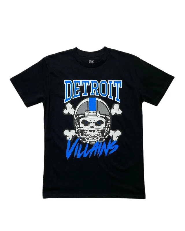 casual wear t-shirts for men -Ink Detroit - Villains T-Shirt - Black