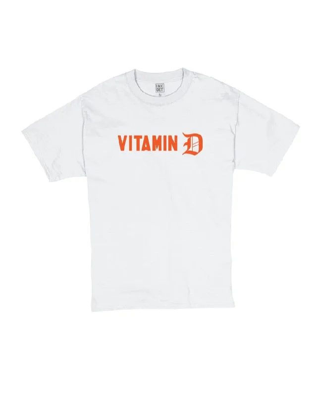 men's casual summer t-shirts -Ink Detroit - Vitamin D - T-Shirt - White