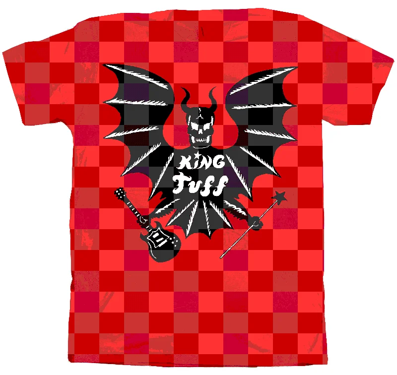 men's bold graphic tees -King Tuff Red