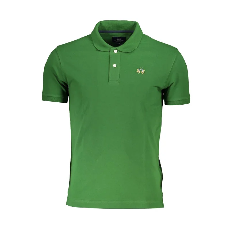 men's polo shirts for formal wear -La Martina  Cotton Polo Men's Shirt