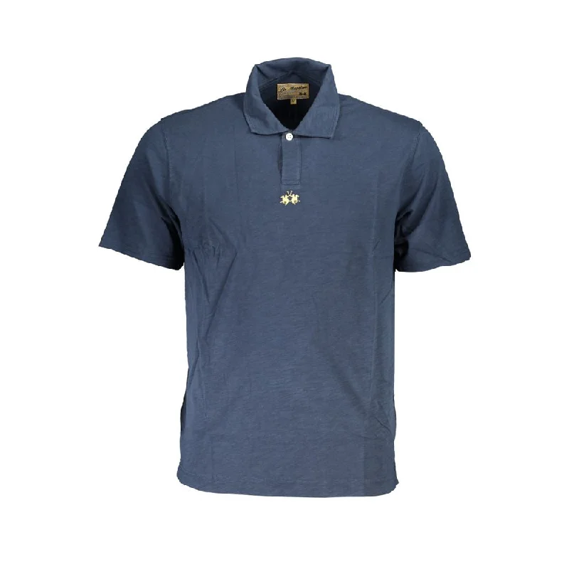 men's cotton blend polo shirts -La Martina  Cotton Polo Men's Shirt