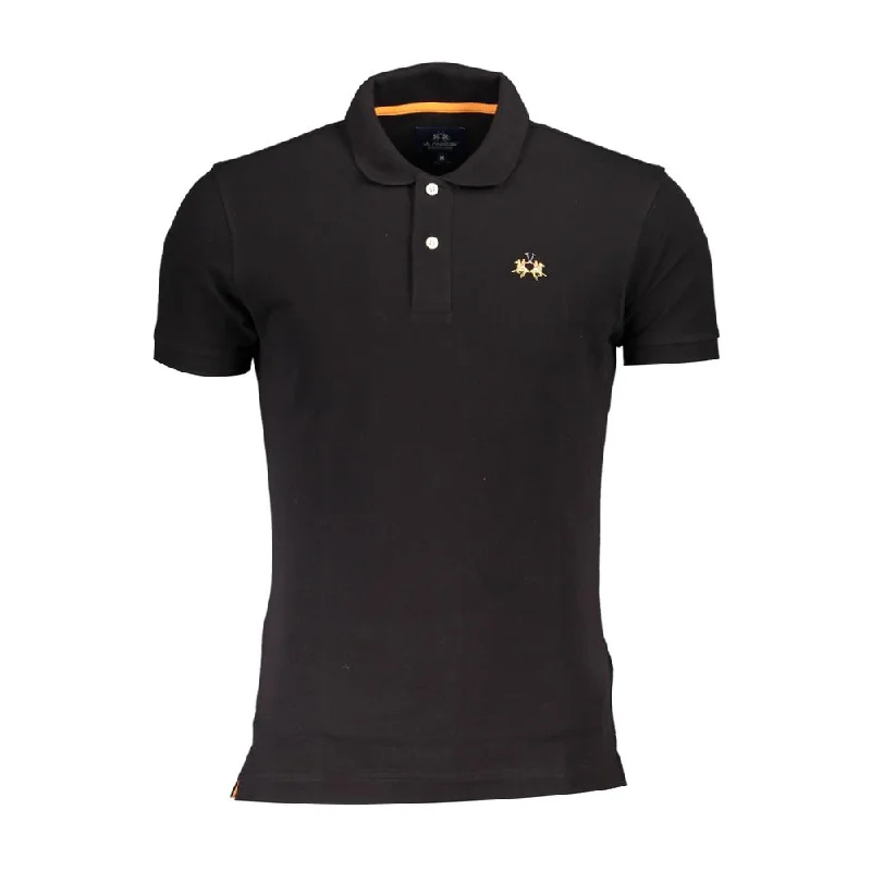 men's performance polo shirts -La Martina  Cotton Polo Men's Shirt