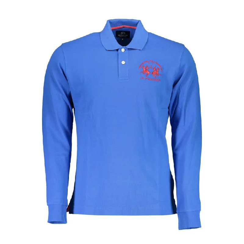 men's athletic polo shirts -La Martina  Cotton Polo Men's Shirt