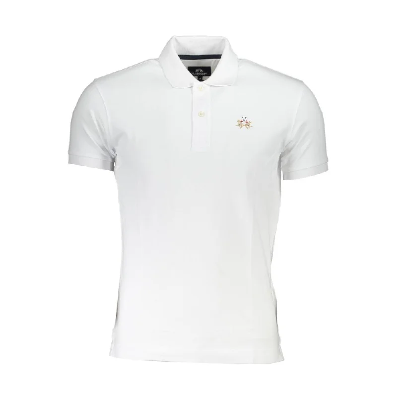 men's stylish sport polo shirts -La Martina  Cotton Polo Men's Shirt