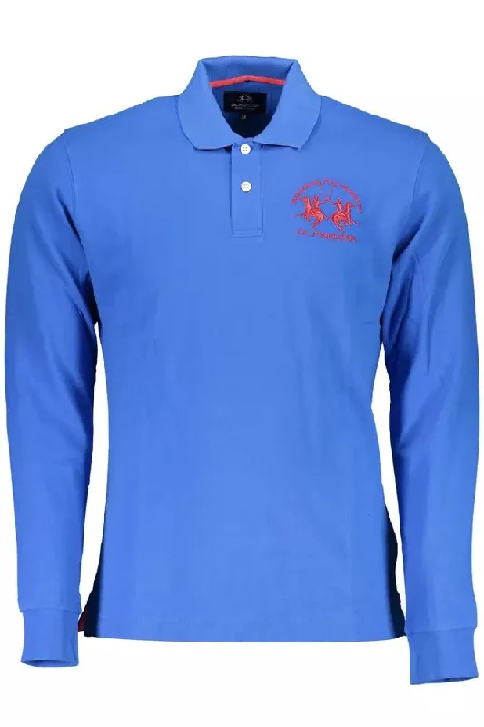 classic short sleeve polo shirts -La Martina Elegant  Long-Sleeved Polo for the Modern Men's Man