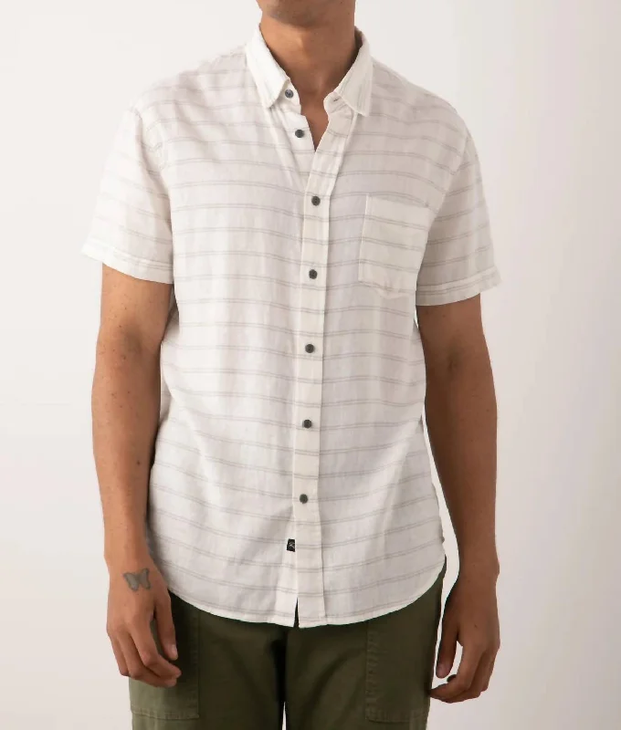 men's versatile shirts for work -Men's Carson Shirt In Dumont Stripe