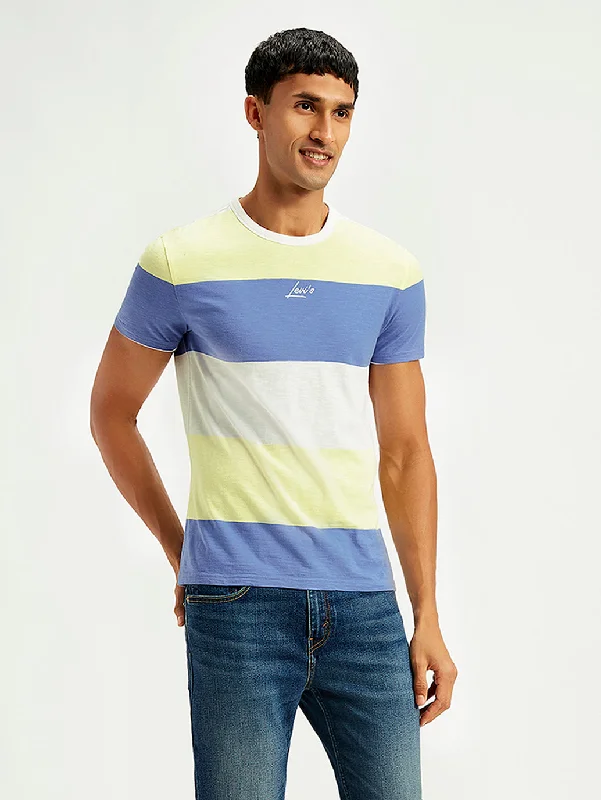 men's fashion fit t-shirts -Men's Colorblock Slim Fit T-Shirt