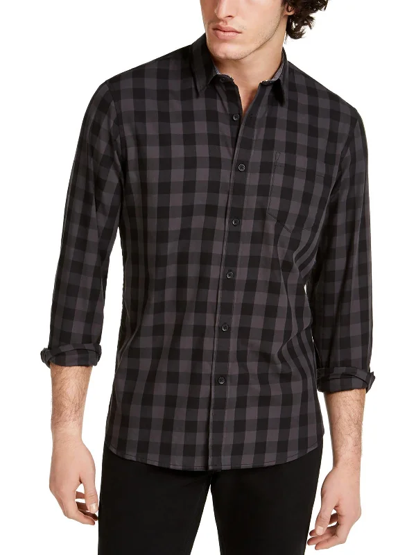 men's everyday shirts -Mens Cotton Casual Shirt