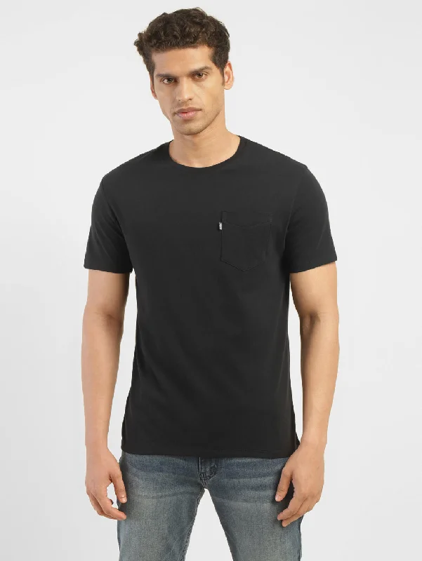 casual wear t-shirts for men -Men's Solid Slim Fit T-Shirt