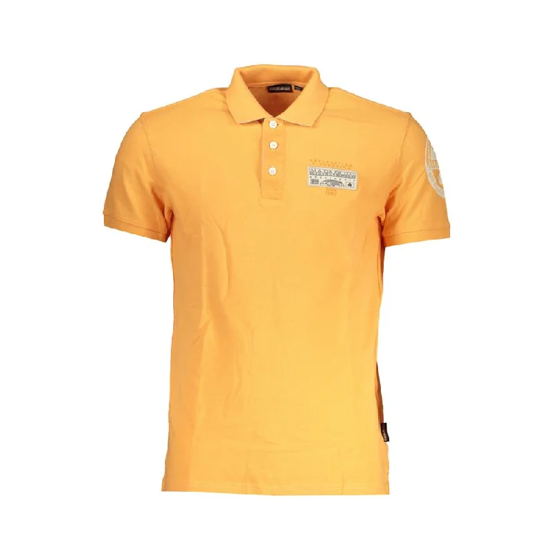 casual pique polo shirts for men -Napapijri  Cotton Polo Men's Shirt