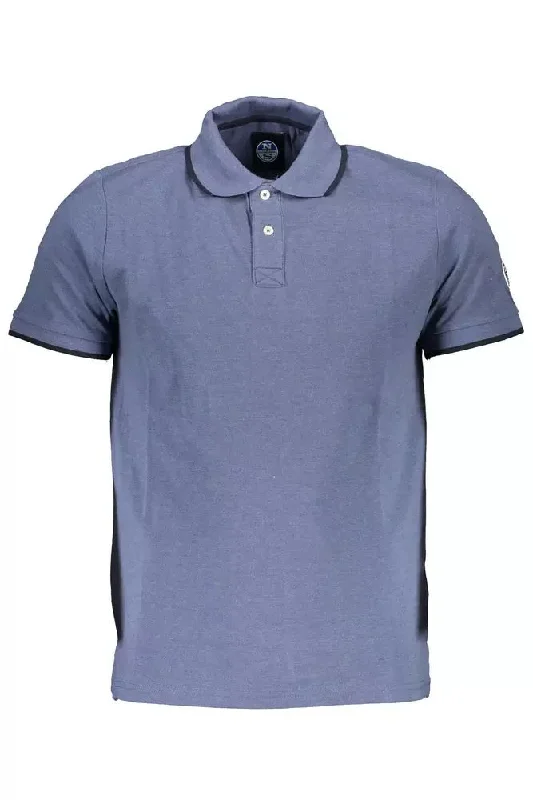 casual golf polo shirts for men -North Sails Elevated Casual  Polo with Contrasting Men's Details