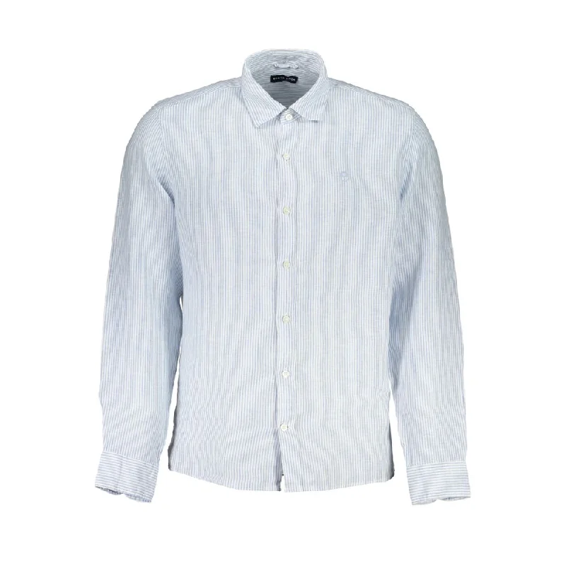 men's easy-care button-down shirts -North Sails  Linen Men's Shirt