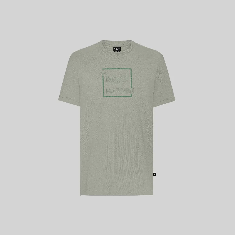 men's cotton t-shirts for sports -NUVOLARI T-SHIRT SEA GRASS